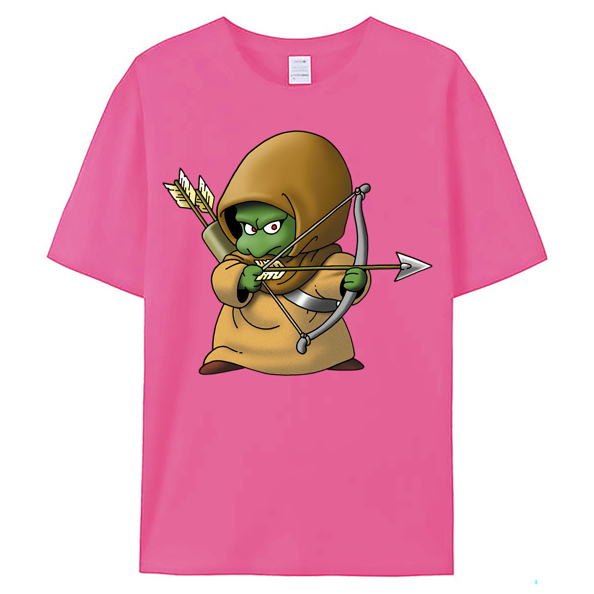 （画像用） ドラゴンクエスト Doragon Kuesuto Dragon Quest レディースカジュアルプリントTシャツ（綿100％）